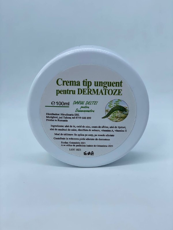 Crema pentru dermatoze Hirudinaria 100ml