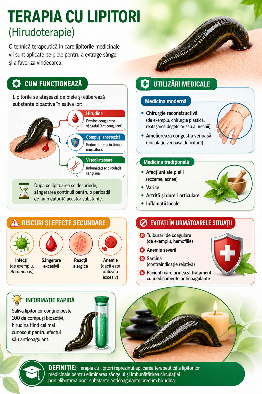 Terapia cu lipitori - cum functioneaza
