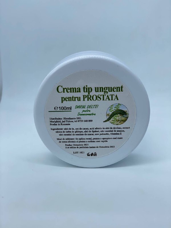 Crema pentru prostata Hirudinaria 100ml